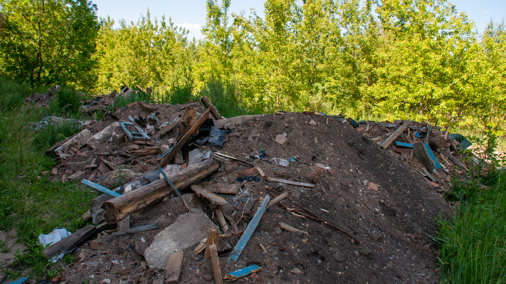 В Геленджике из-за стихийной свалки обмелело озеро