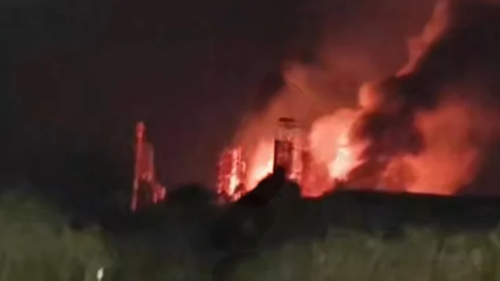 Атака дронов на Краснодарский край 28 августа: взрывы в поселке Афипский, видео