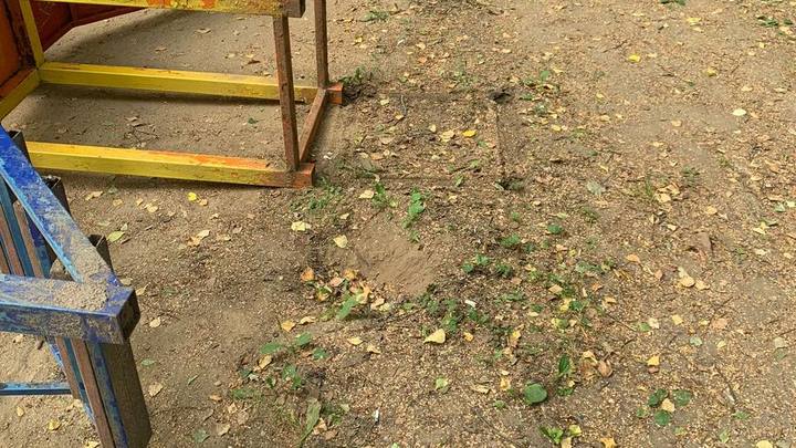 В Дмитрове на мальчика упала горка на детской площадке