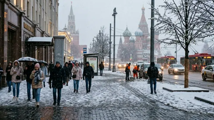 Москву засыпет сугробами до 7 сантиметров в разгар весны