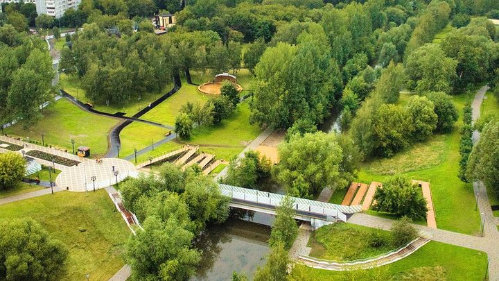 Москвичи оценят благоустройство двух участков парка Яуза