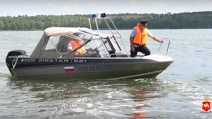 В Челябинской области полиция пересела на катер