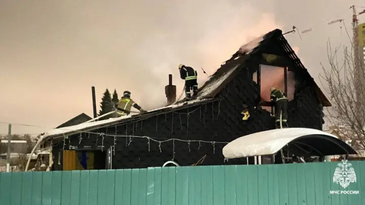 Многодетная семья из Новосибирска лишилась дома из-за гирлянды