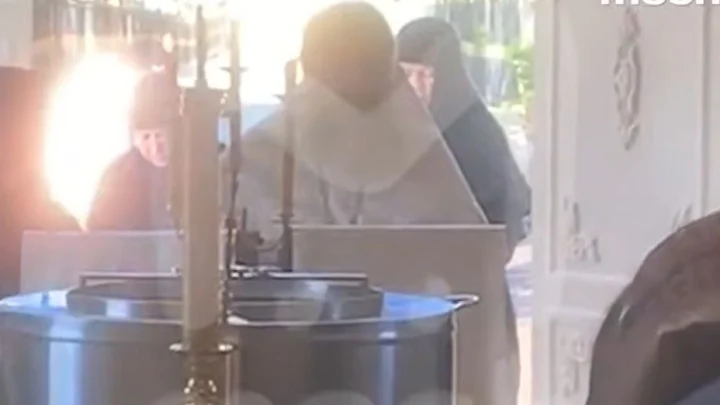 Видео: Явление Бога заметили прихожане храма в Иерусалиме