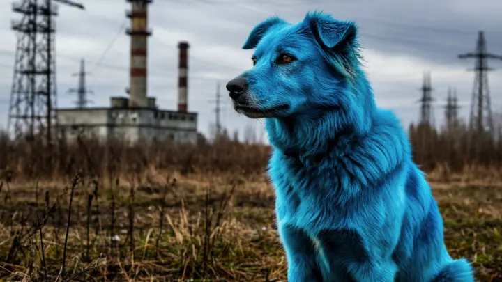 Сенсация разгадана: почему собаки в Чернобыле стали синими?