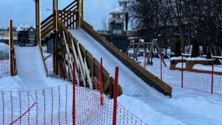 Нелегальную горку обнаружили в Чехове