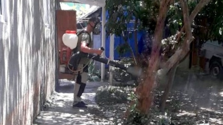 В Сочи обработали пострадавшие от разгула стихии дома