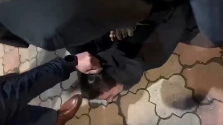 Появилось видео задержания подорвавшего в Наро-Фоминске машину русского бойца