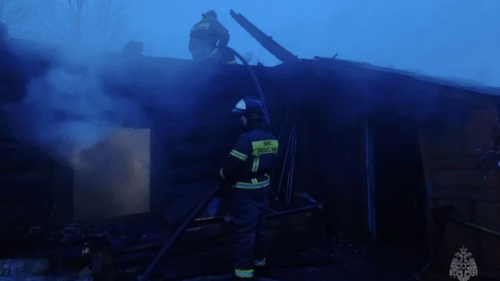 Двое взрослых и 12-летний ребёнок погибли на пожаре в Красноярском крае