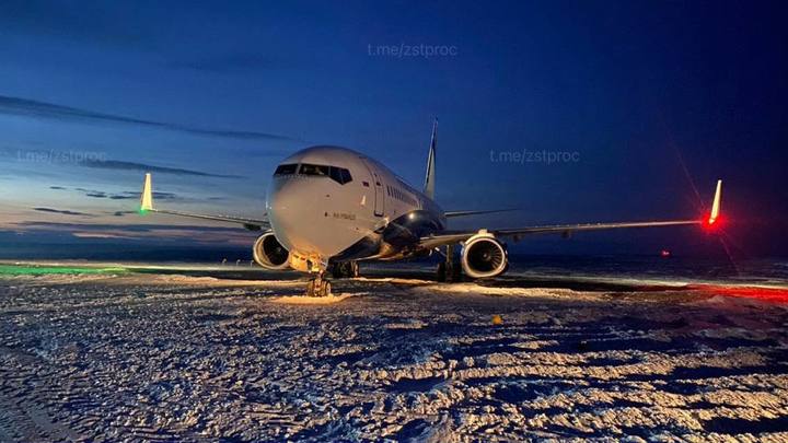 Названа причина выката пассажирского Боинга за пределы полосы в Норильске