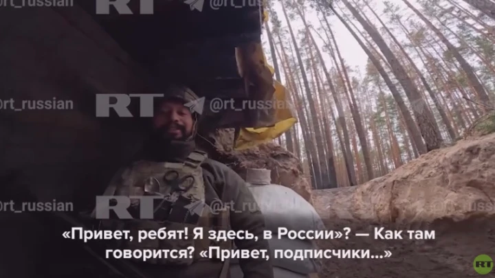 Взятый в плен наемник Андерсон снял на видео окопы ВСУ под Суджей