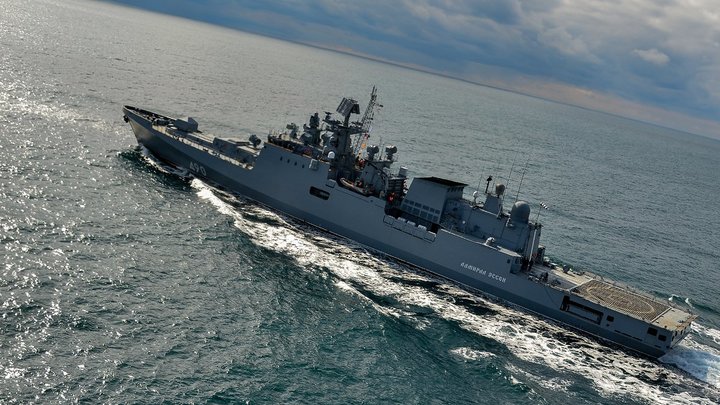 Русские моряки уничтожили украинского шпиона в Крыму ракетами с фрегата Адмирал Эссен