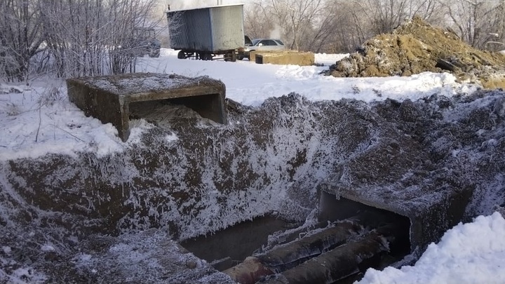 Жители Линёво в Новосибирской области мёрзнут в 35-градусный мороз из-за аварии