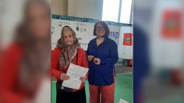 На выборы Президента России пришла 101-летняя жительница краевой столицы