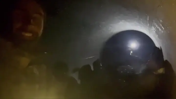 Зов Аида: Участники операции «Поток» сняли видеообращение к русским из трубы