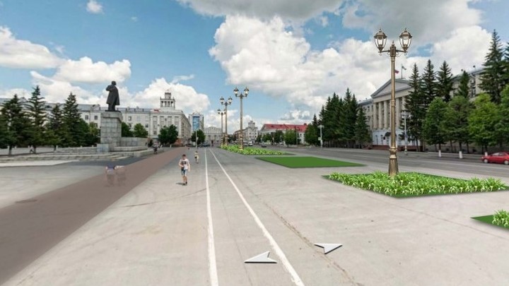 Курганцы просят сохранить советский облик главной площади города
