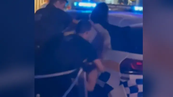 В Испании буйная туристка пинала полицейских при задержании