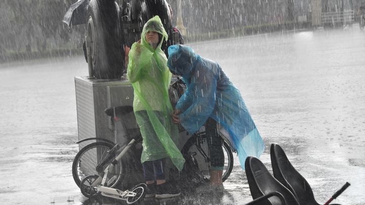 На Кубани из-за ливней объявлено штормовое предупреждение
