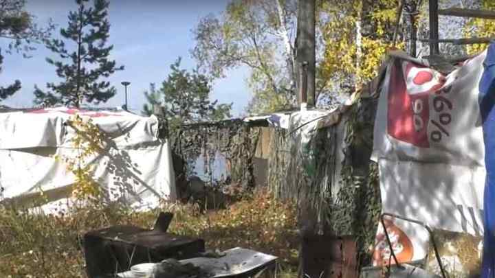 Нелегальную турбазу обнаружила полиция Новосибирска на острове посреди Оби