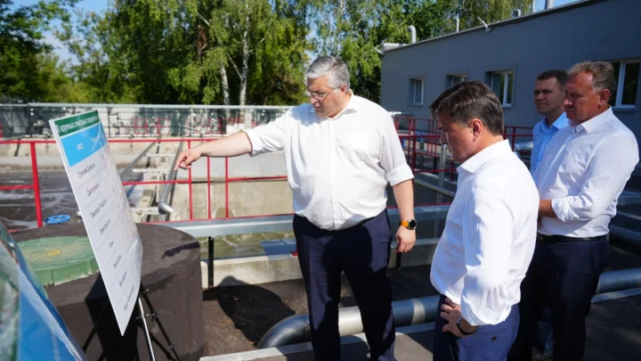 Это важный элемент работы: в Протекино открыли обновлённые очистные сооружения