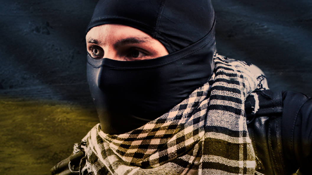 Террористы ИГИЛ на Украине. Почему террористы ходят в маске. Почему террорист без глаза