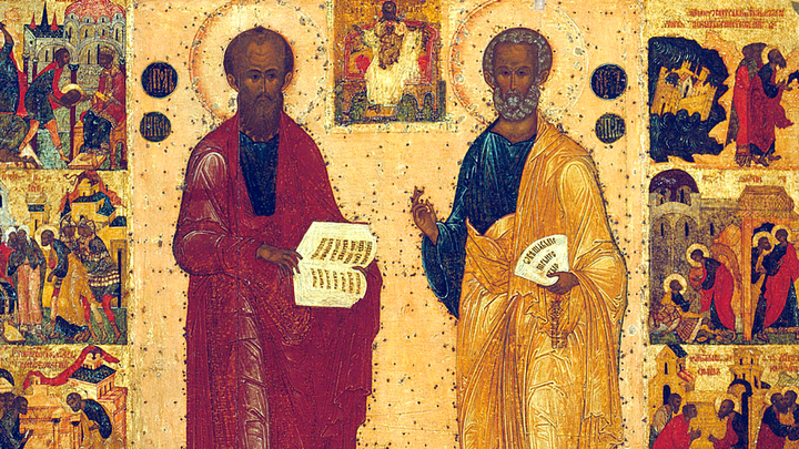 Первоверховные апостолы Петр и Павел. Православный календарь на 12 июля