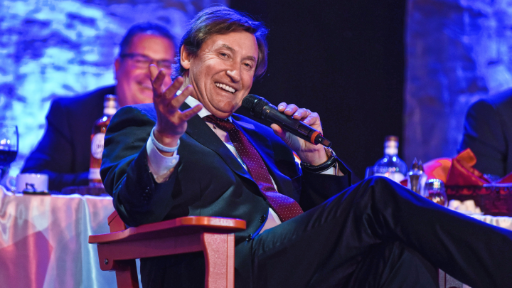 Моментальная реакция Гретцки на рекордную шайбу Овечкина: Мой дед был русским. Он бы обрадовался!