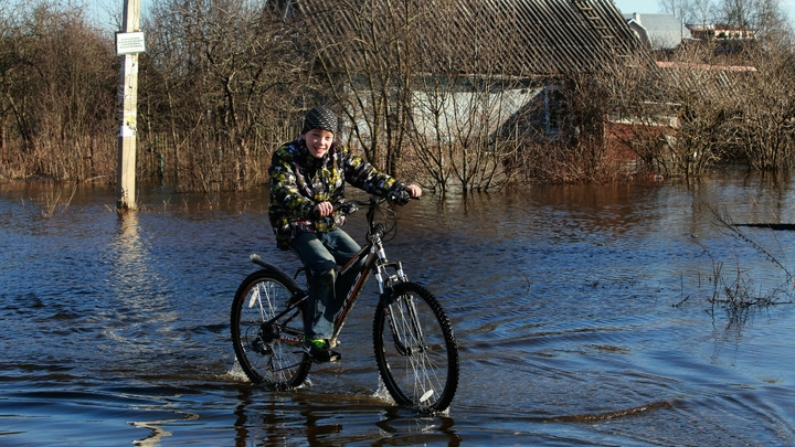 Паводок в Подмосковье: подъем воды затормаживается