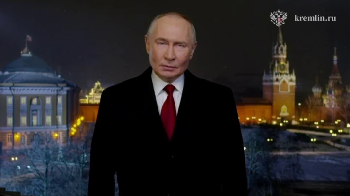 Кремль опубликовал новогоднее обращение Владимира Путина: видео
