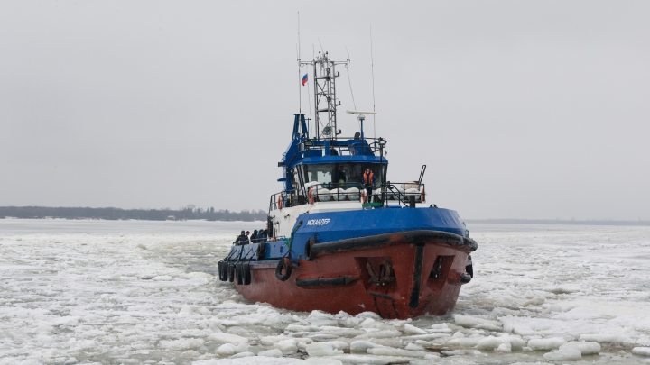 Буксир 14 Лесозавод – МЛП выходит на линию
