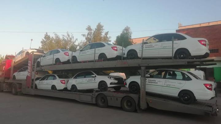 В Нижегородскую область прибыли первые брендированные автомобили Службы здоровья