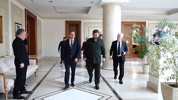 Губернатор Вениамин Кондратьев и глава Чеченской Республики Рамзан Кадыров встретились в Грозном