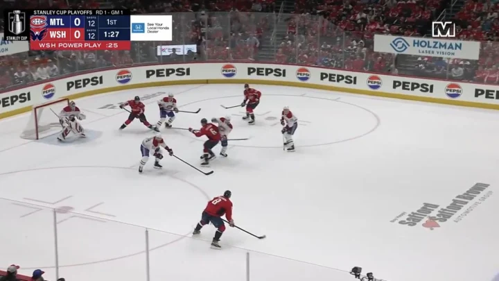 Начал плей-офф с гола: видео первой шайбы Овечкина Монреалю