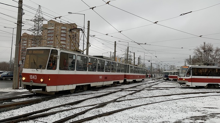 В Самаре на Ново-Садовой и Ново-Вокзальной начали работать автоматические трамвайные стрелки