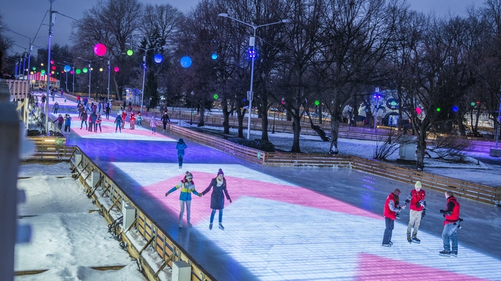 Названы цены проката и билетов на каток в главном парке Екатеринбурга