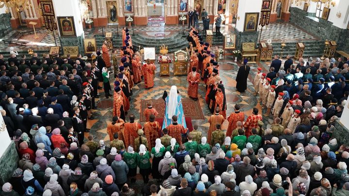 Всероссийский молебен о Победе: Православные республики Поволжья поклонились Георгию Победоносцу