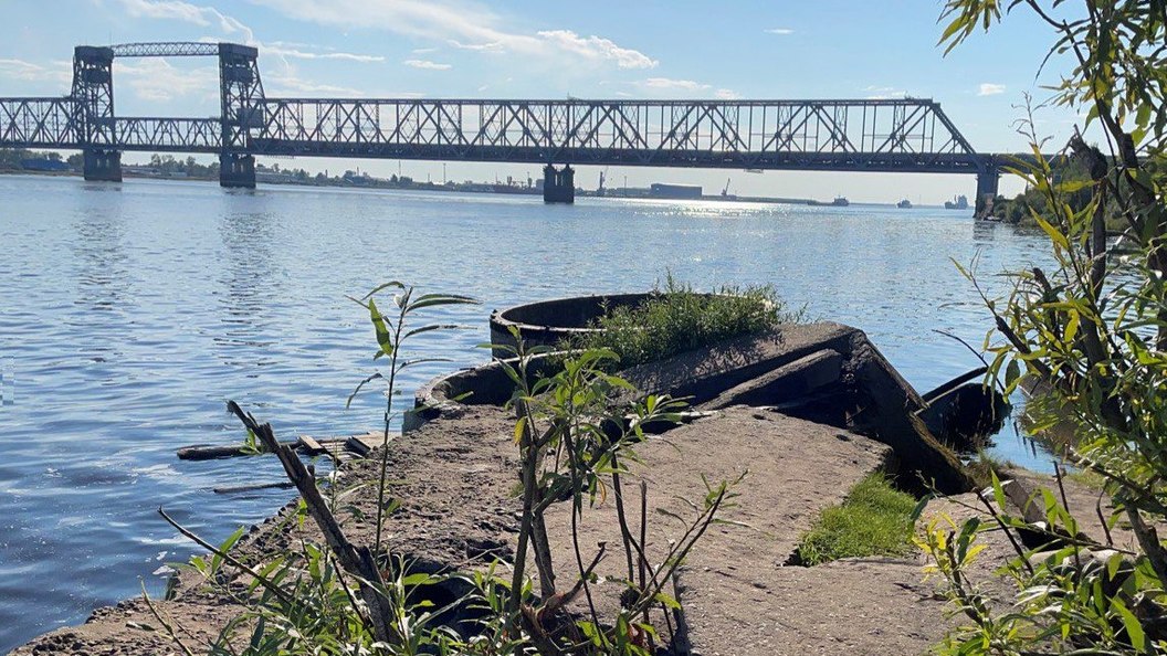 Архангельск Северная Двина река мост