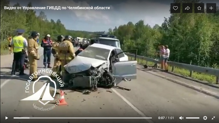 В Челябинской области Фольксваген Поло сбил две Тойоты на М-5: погибла женщина