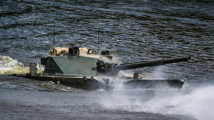 Русский Спрут - единственный в мире плавающий танк, впервые показали на видео