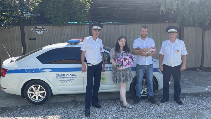 Сотрудники ДПС сопроводили авто с роженицей до больницы Краснодара