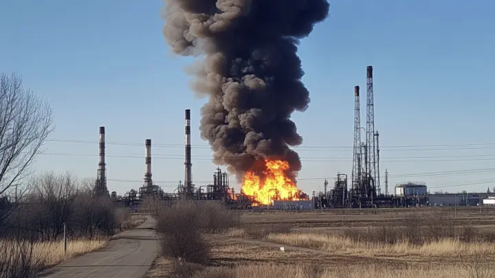 Пылают неделями - ВСУ снова атаковали НПЗ: Бюрократия мешает действовать? Денег на защиту не дают