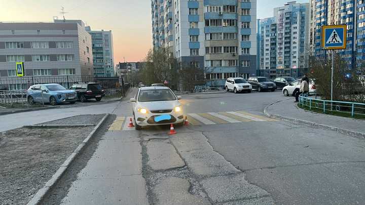 Ford Focus сбил женщину и 8-летнего мальчика на «зебре» в Новосибирске