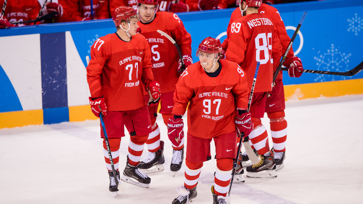Русские хоккеисты забросили ещё две шайбы норвежцам в матче на ОИ
