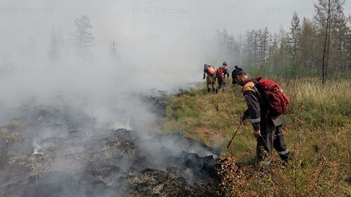 Ад не в Греции: Очевидцы засняли сожжённое село в Якутии