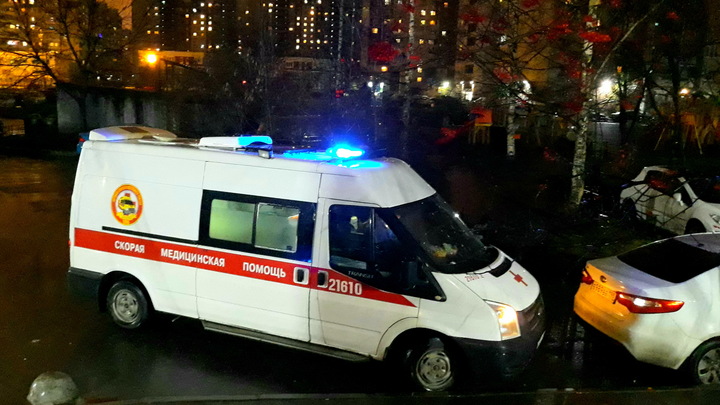 На проспекте Непокорённых мотоциклист улетел в клумбу после встречи с велосипедистом