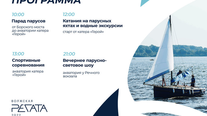 В День города в Нижнем Новгороде пройдёт парусная регата: как бесплатно покататься на яхте