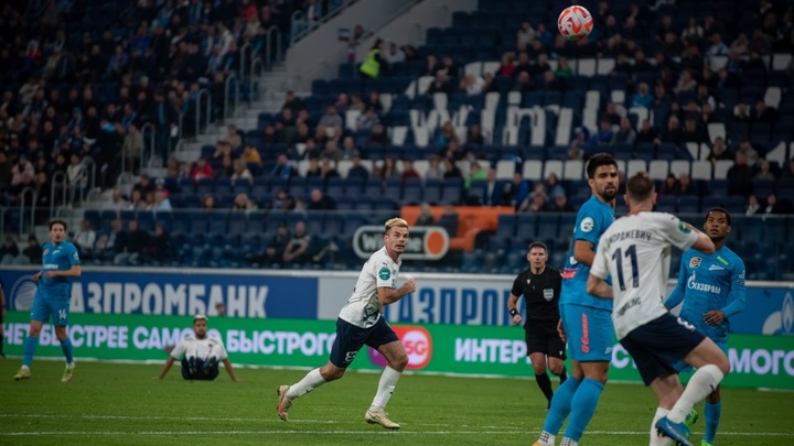 ФК Сочи потерпел крупнейшее поражение в истории команды, проиграв Зениту со счетом 0:7