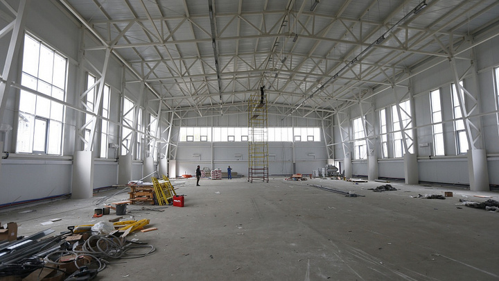 В станице Динской до конца года откроют спортзал