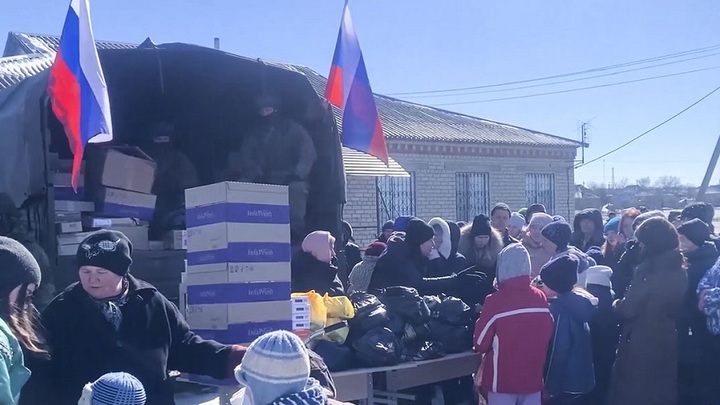 Русская армия продолжит раздачу гумпомощи в Херсоне