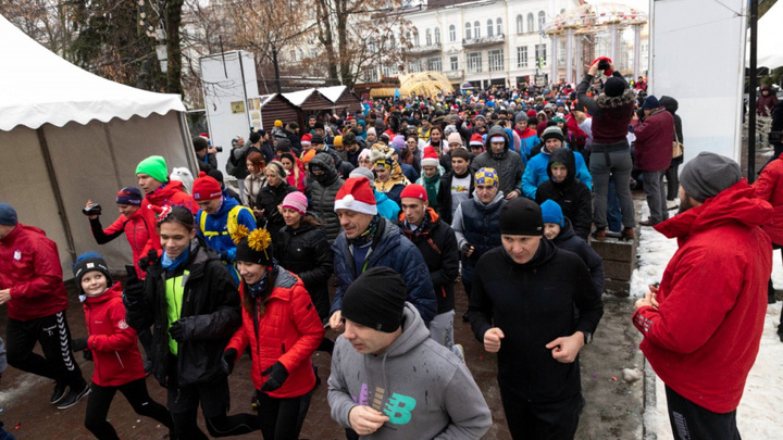 Ростовчане раскритиковали новогодний массовый забег в донской столице